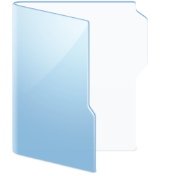 Blue Folder Folder Icon 256x256 png